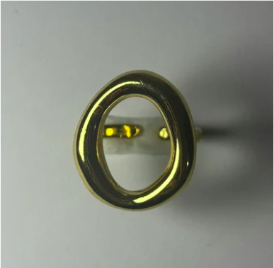 Anillo O gruesa en dorado