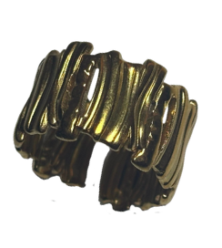 Anillo Palitos Juntos dorado