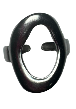 Anillo O Gruesa Plateado