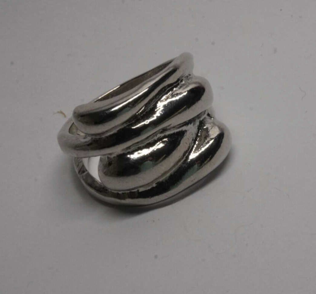 Anillo de Acero Inoxidable en Color Plata