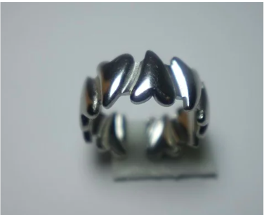 Anillo Corazones Juntos Plateado
