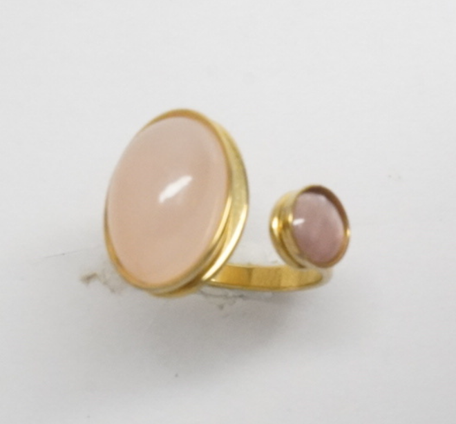 Anillo Óvalos Rosa