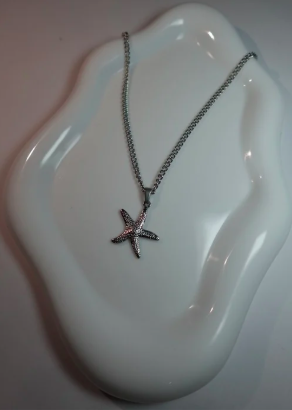 Collar Estrella Plateado