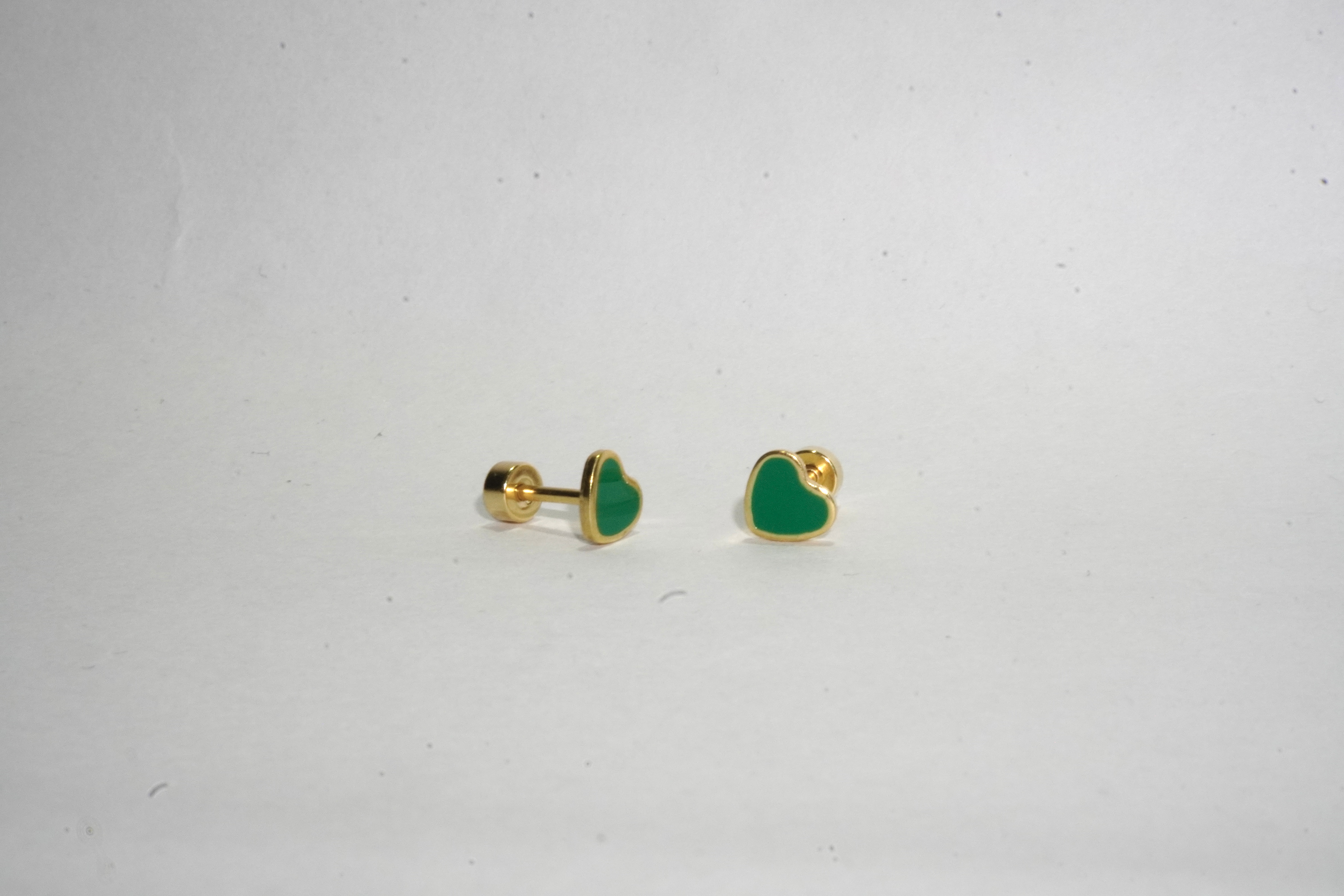 Broquele corazón verde