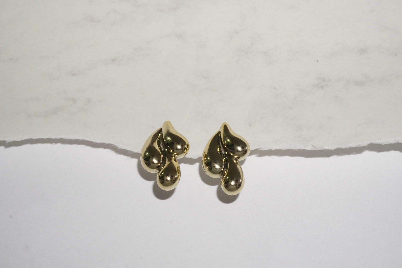 Aretes triple gota