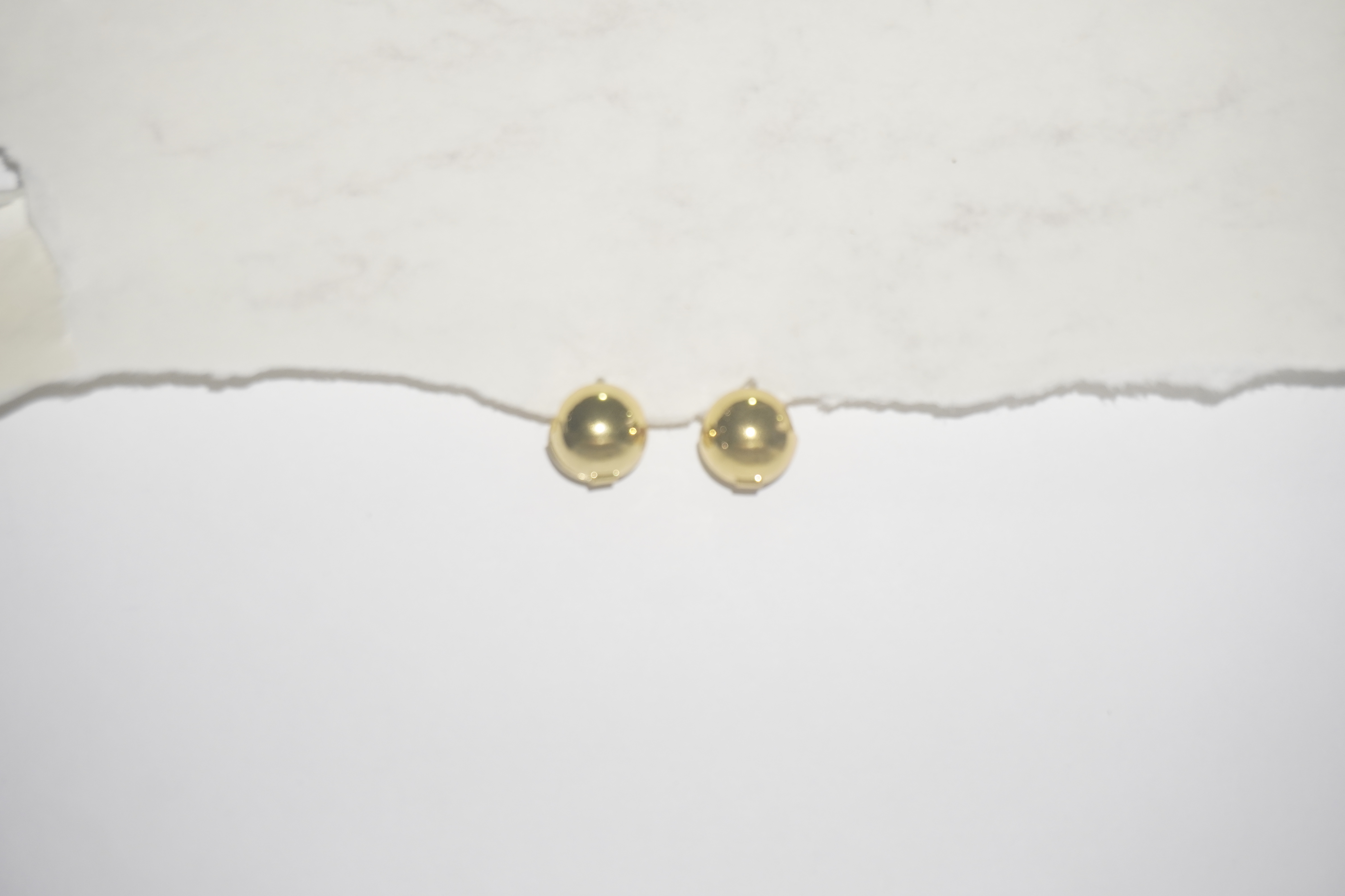 Aretes tipo esfera clip