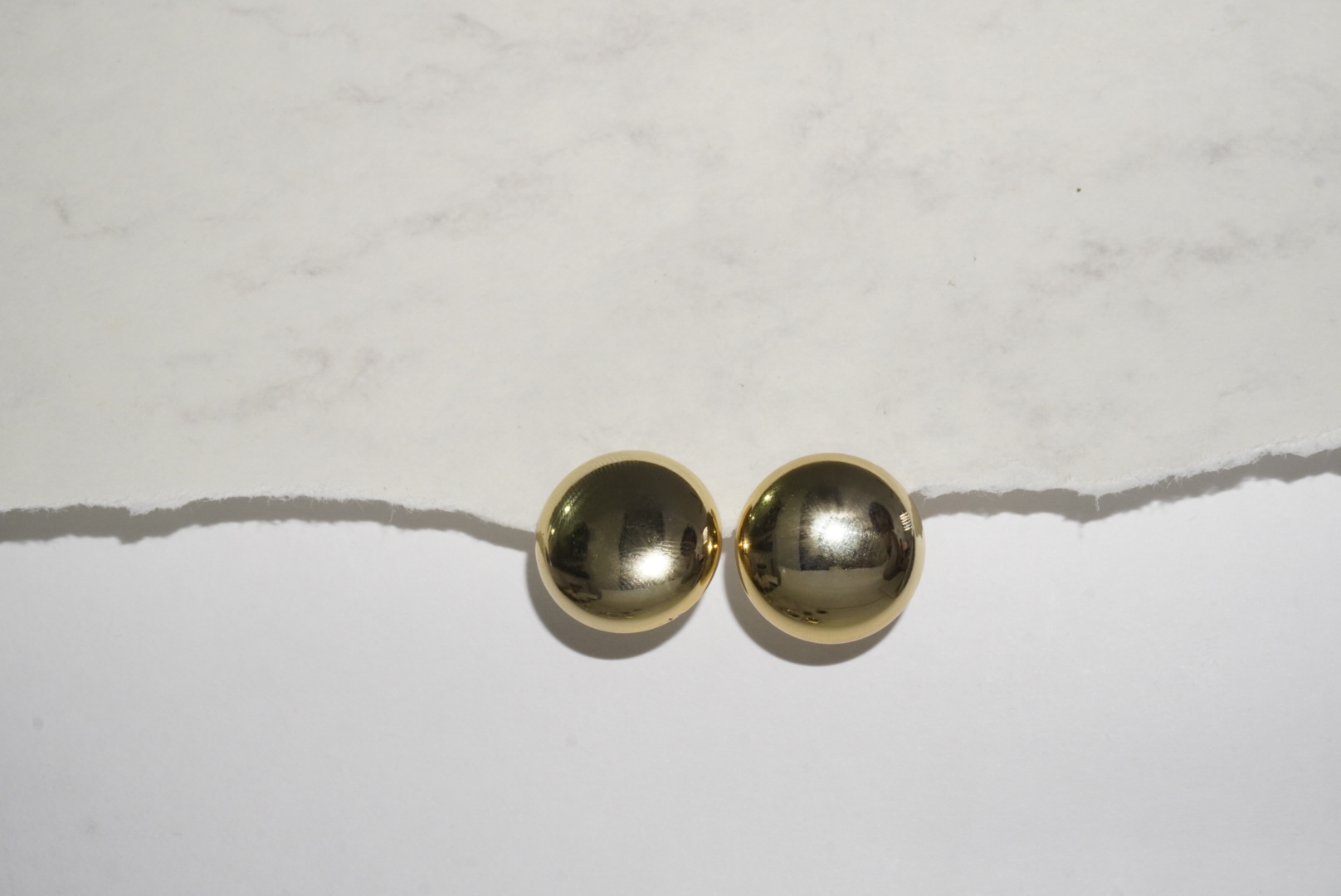 Aretes circulo S dorado