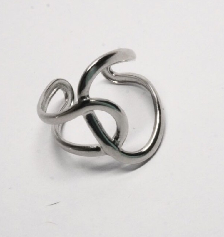 Anillo de Acero Inoxidable en Color Plata