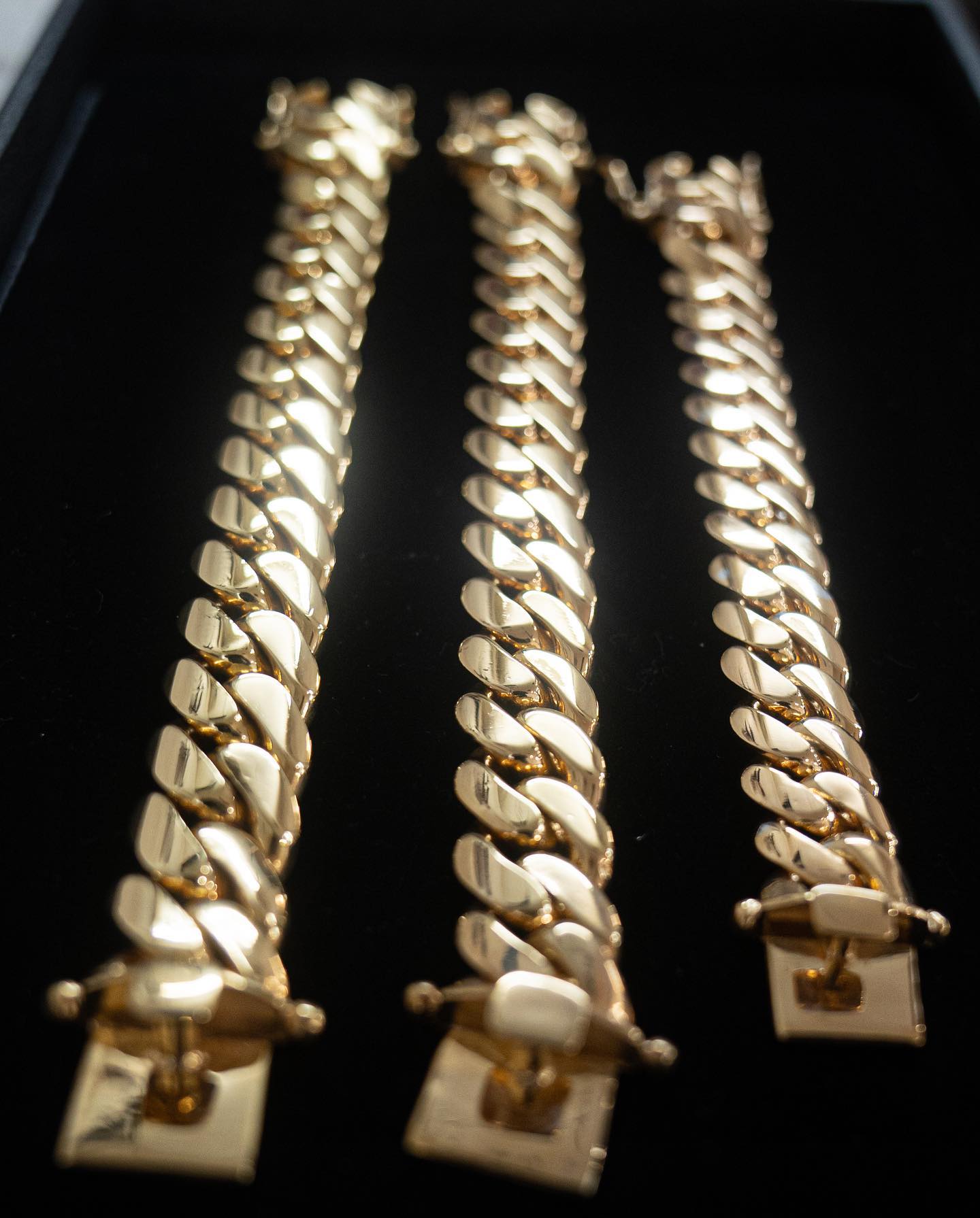 Cuban link bracelets