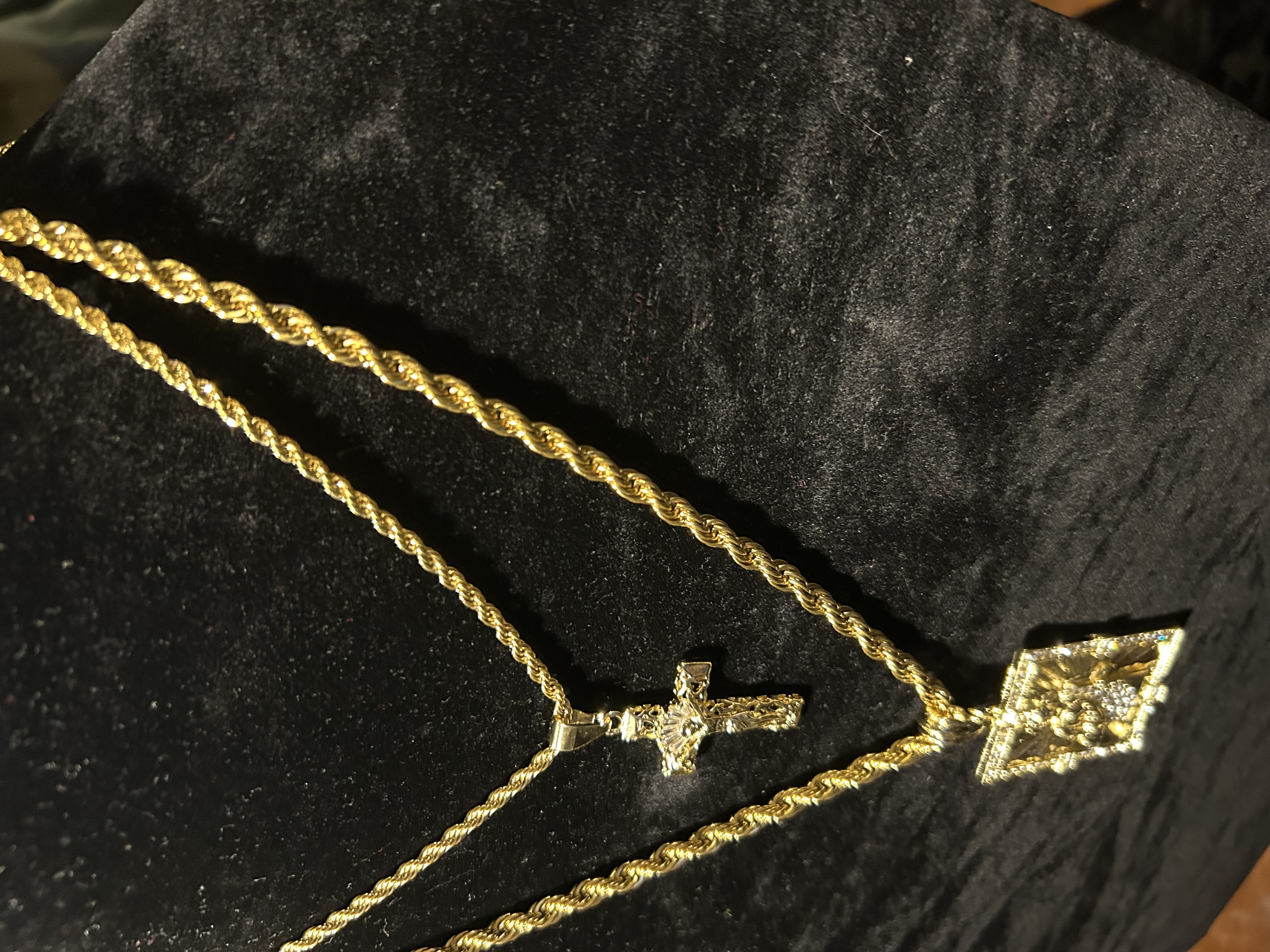 Medallion Diamond Cross