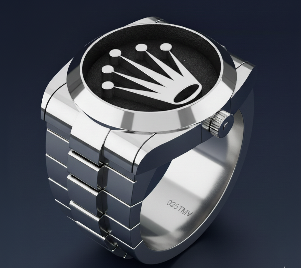 ANILLO TIPO RELOJ ROLEX