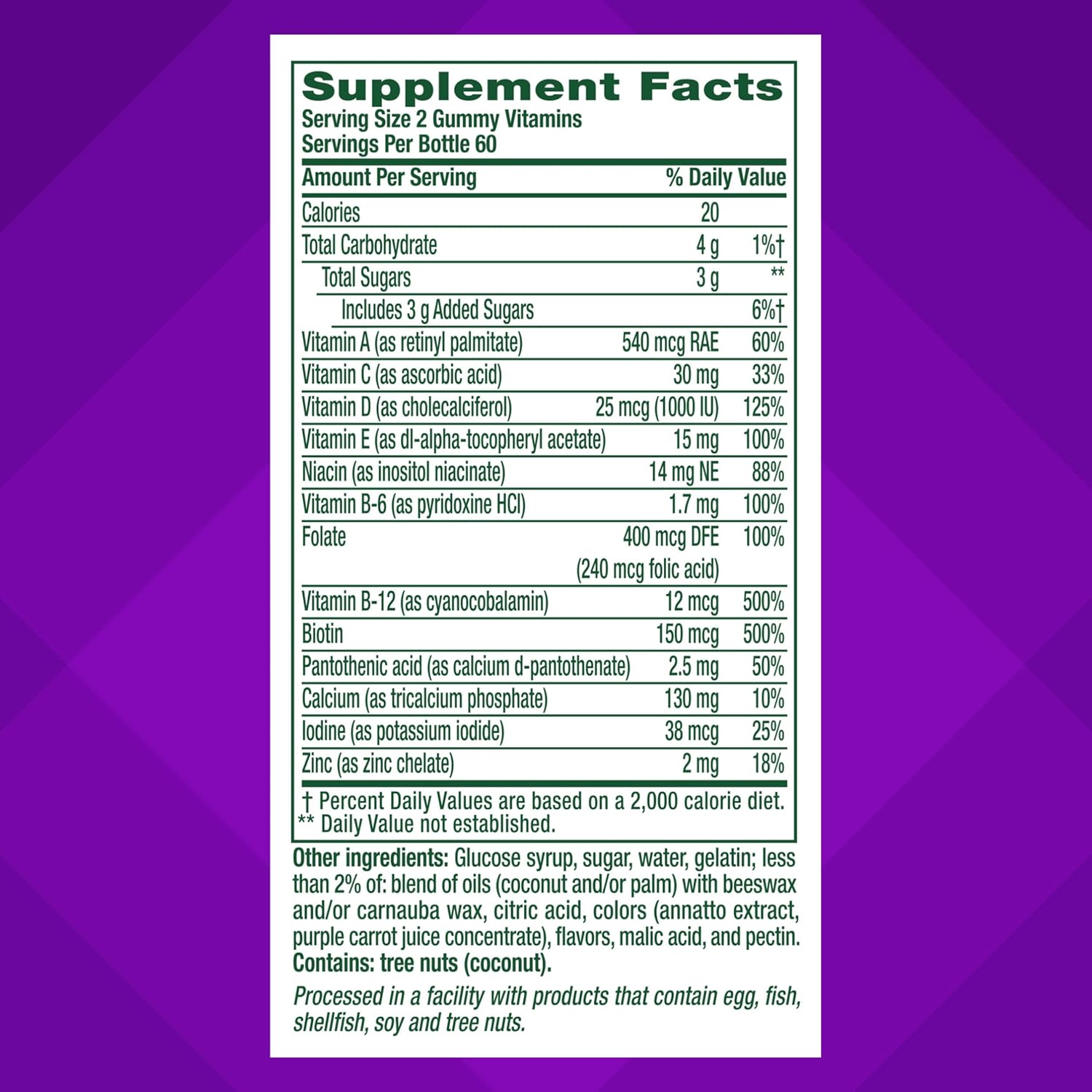 Vitafusion Women's 50+ Daily Multivitamin