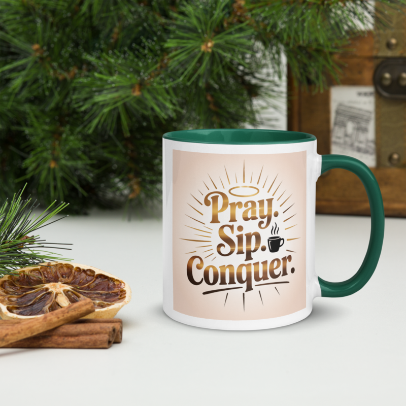 Prayer Mug with Color Inside