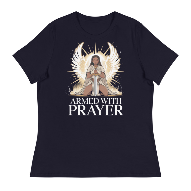 Women's Relaxed Prayer Warrior T-Shirt