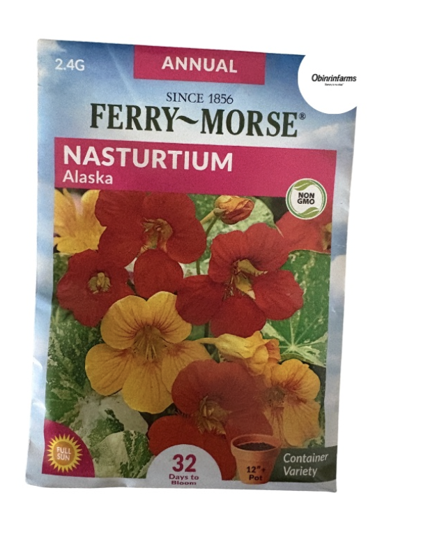 Nasturtium Alaska Seeds