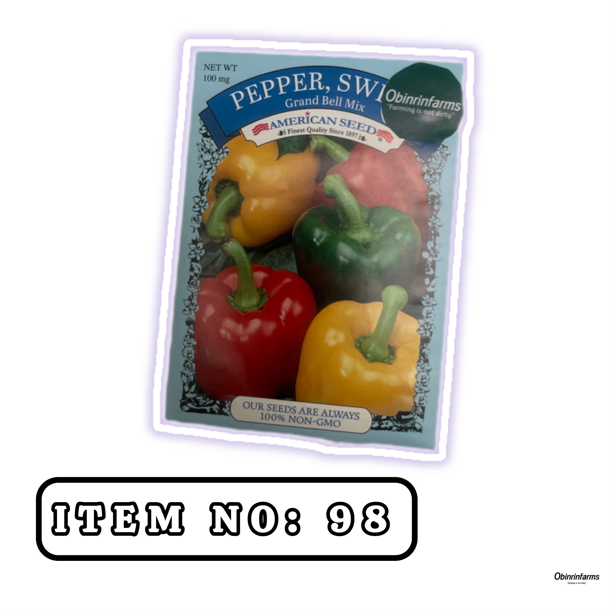 Pepper, Sweet Grand Bell Mix Seeds