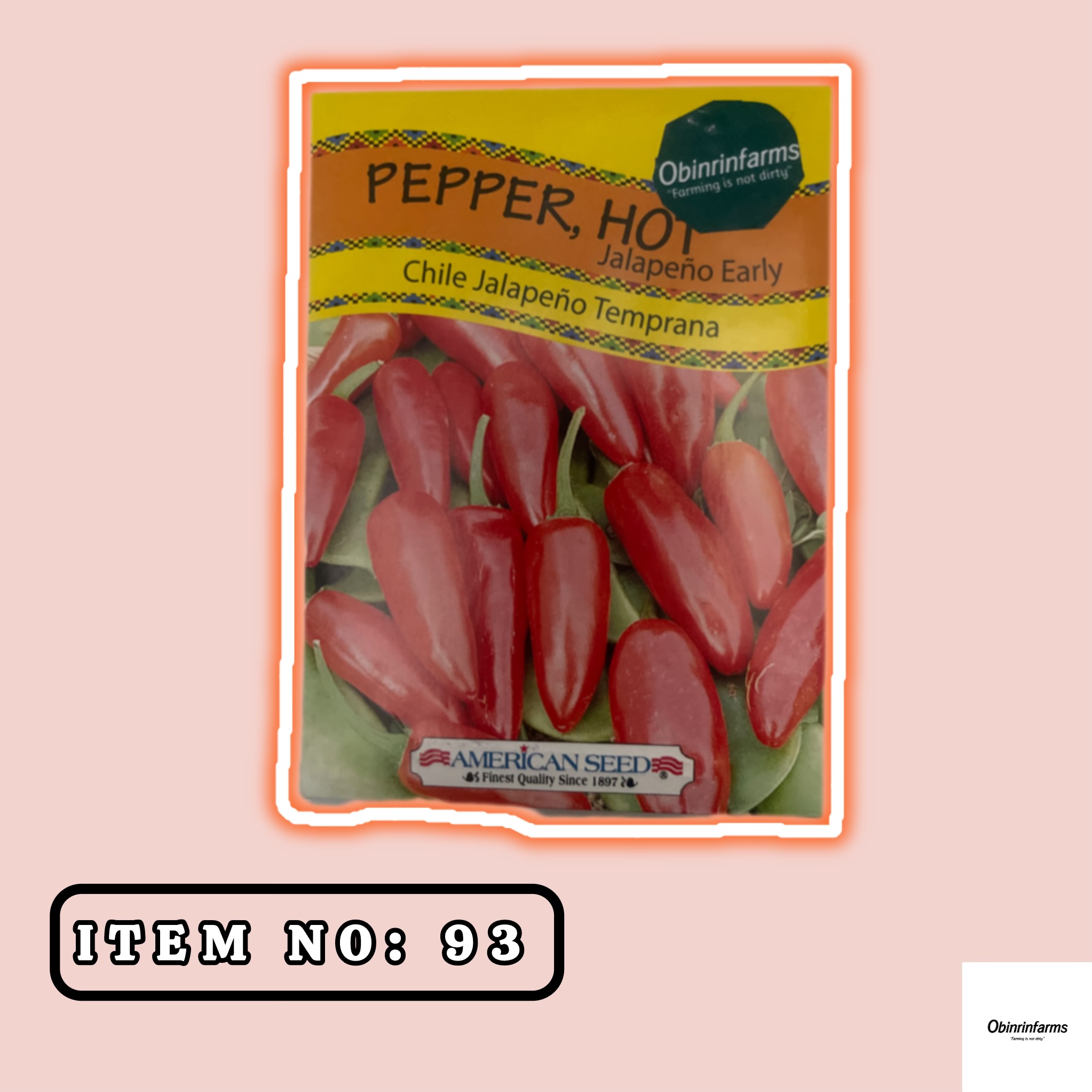 Pepper, Hot Jalapeño Early Seeds