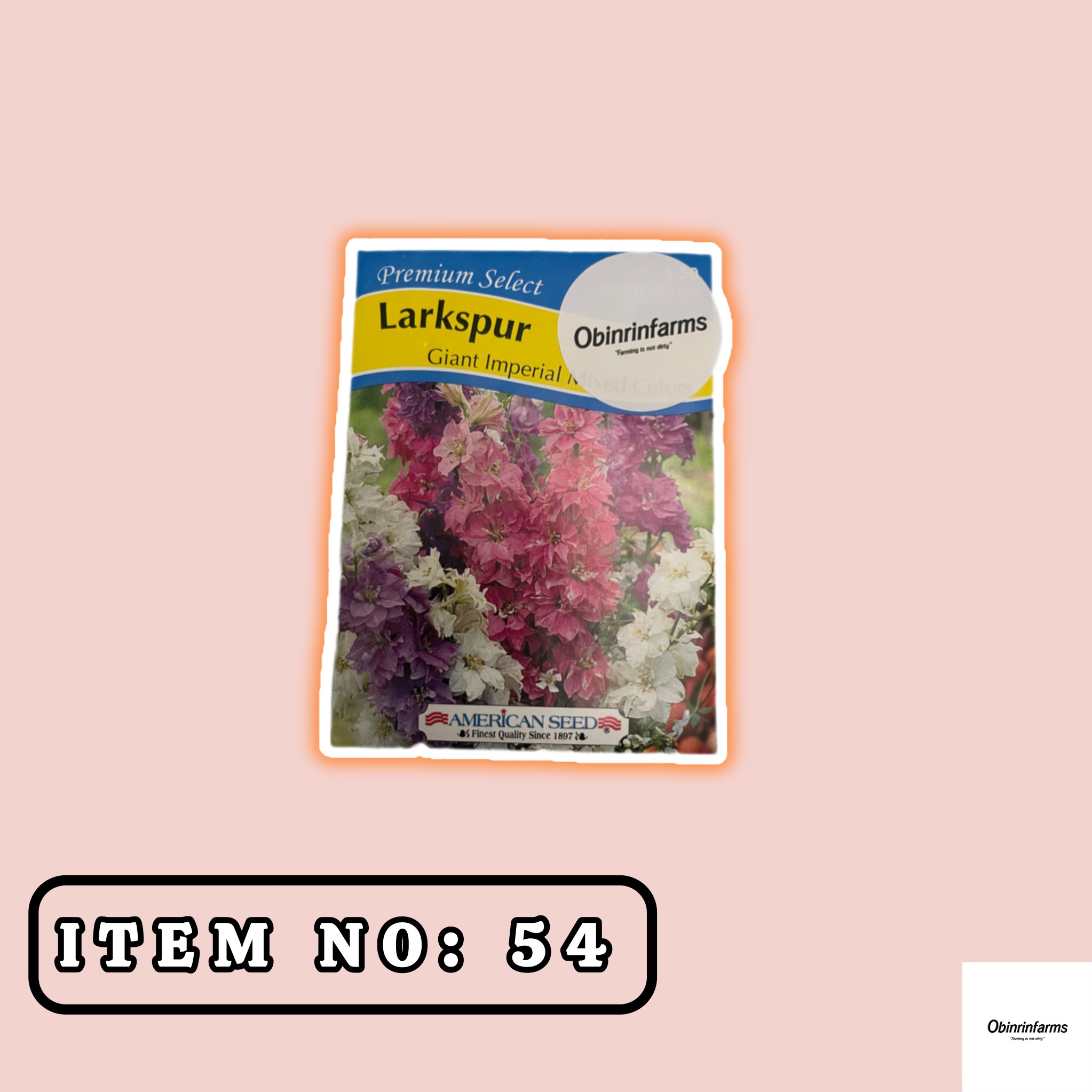 Larkspur Giant Imperial Seeds