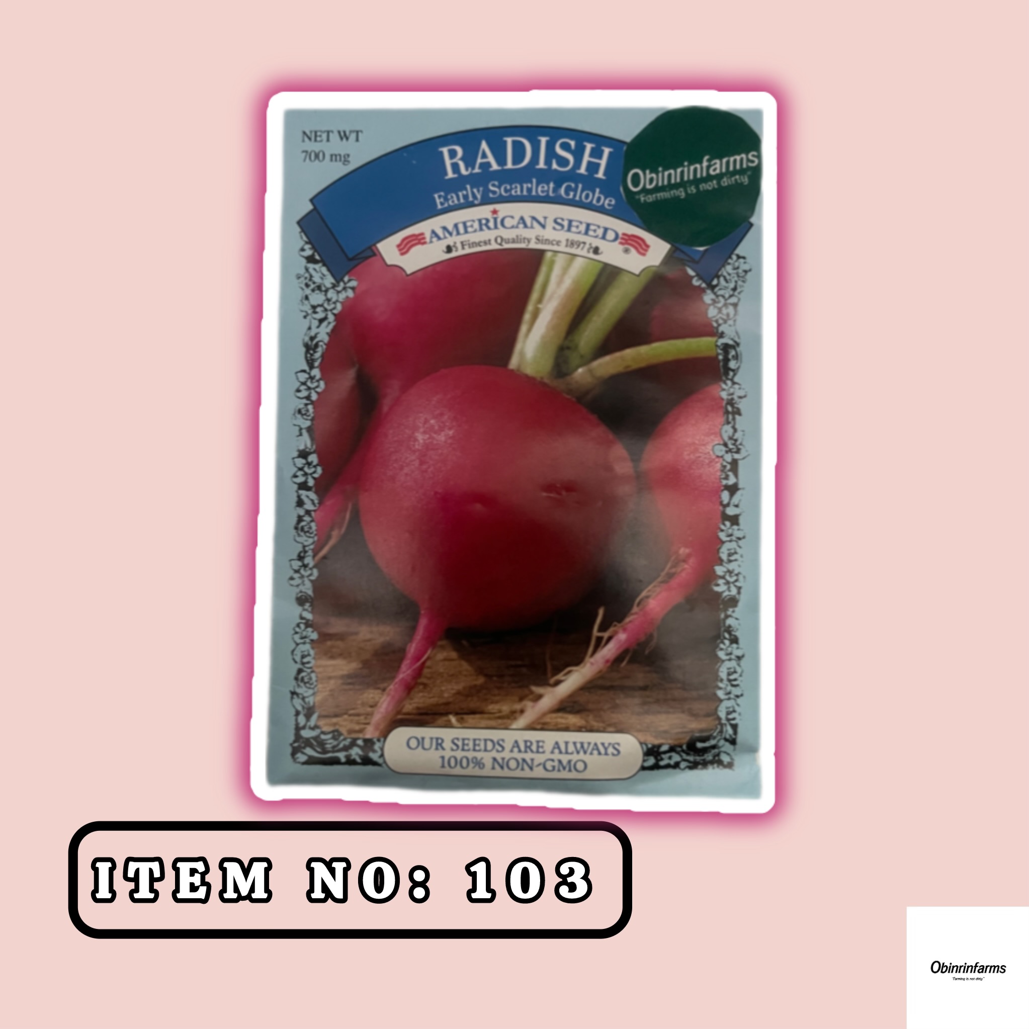 Radish Early Scarlet Globe Seeds