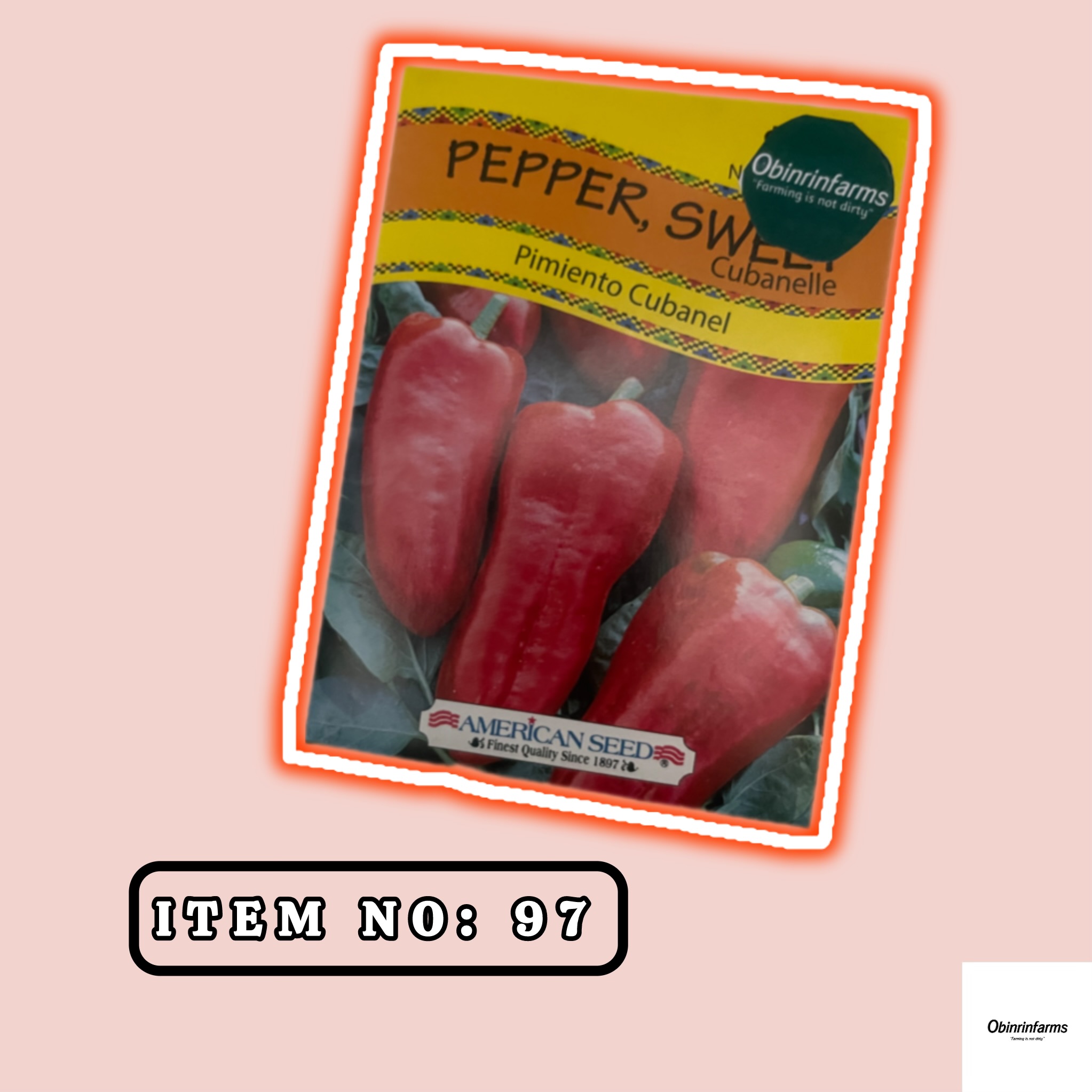 Cubanelle Sweet Pepper Seeds