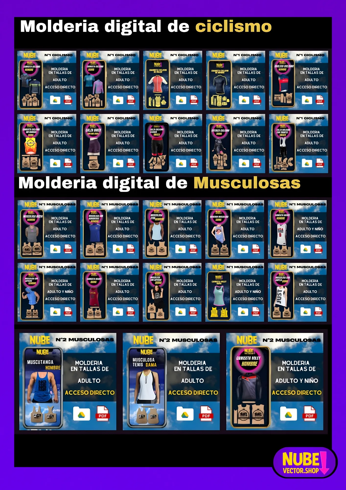 ACCESO LIBRE DE DESCARGAS 180 MOLDERIAS DIGITALES APROBADAS