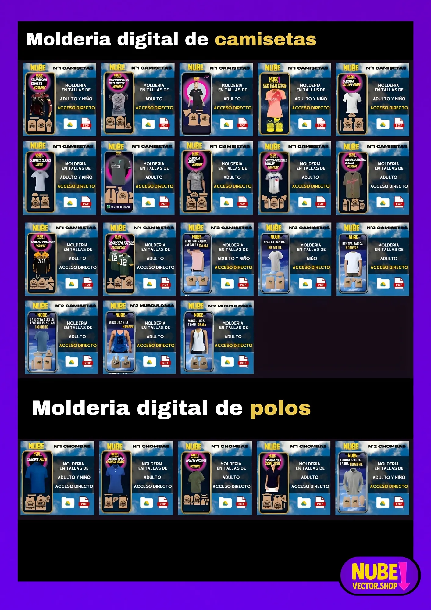 ACCESO LIBRE DE DESCARGAS 180 MOLDERIAS DIGITALES APROBADAS