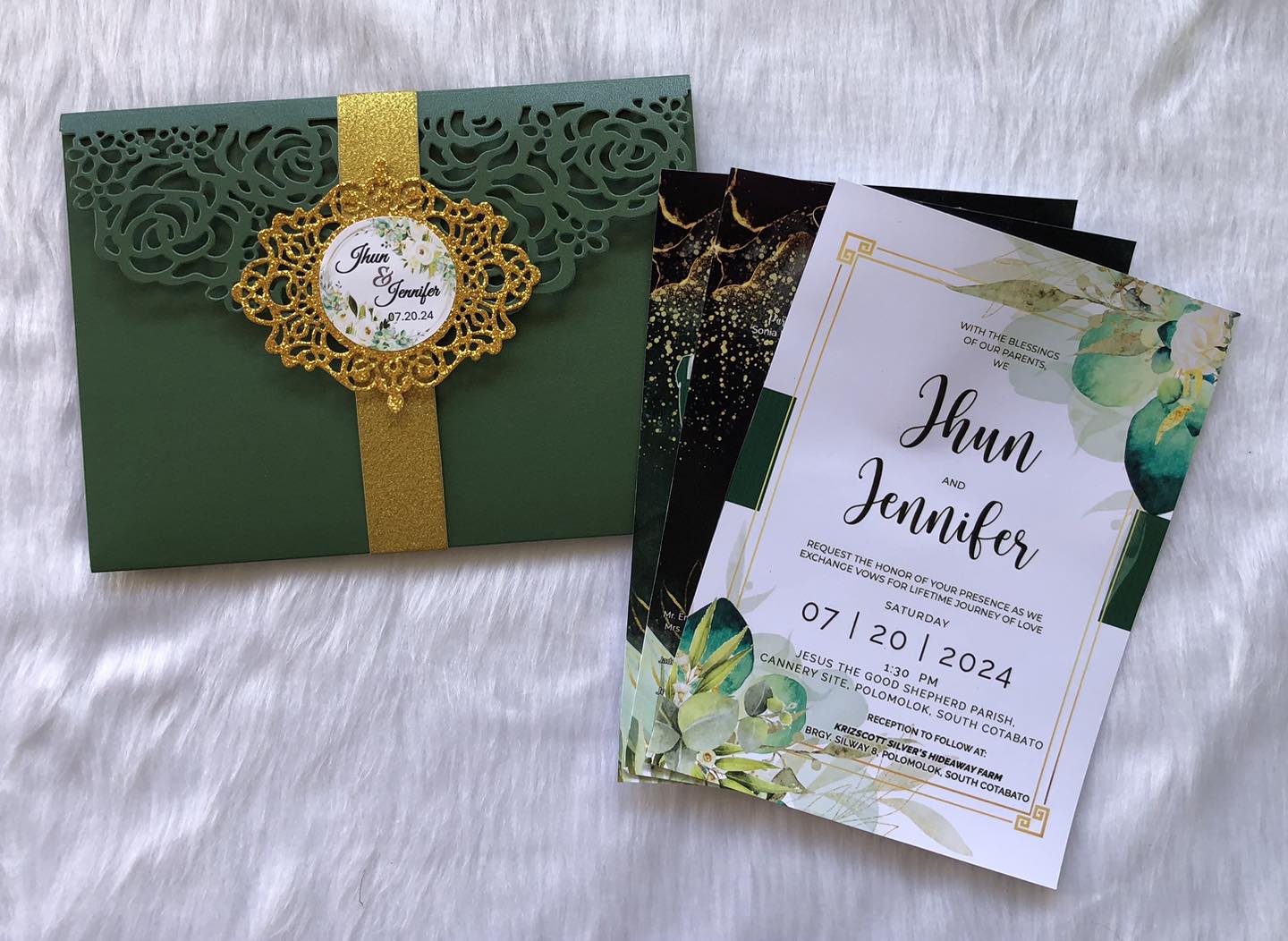 Olive Wedding Invitation