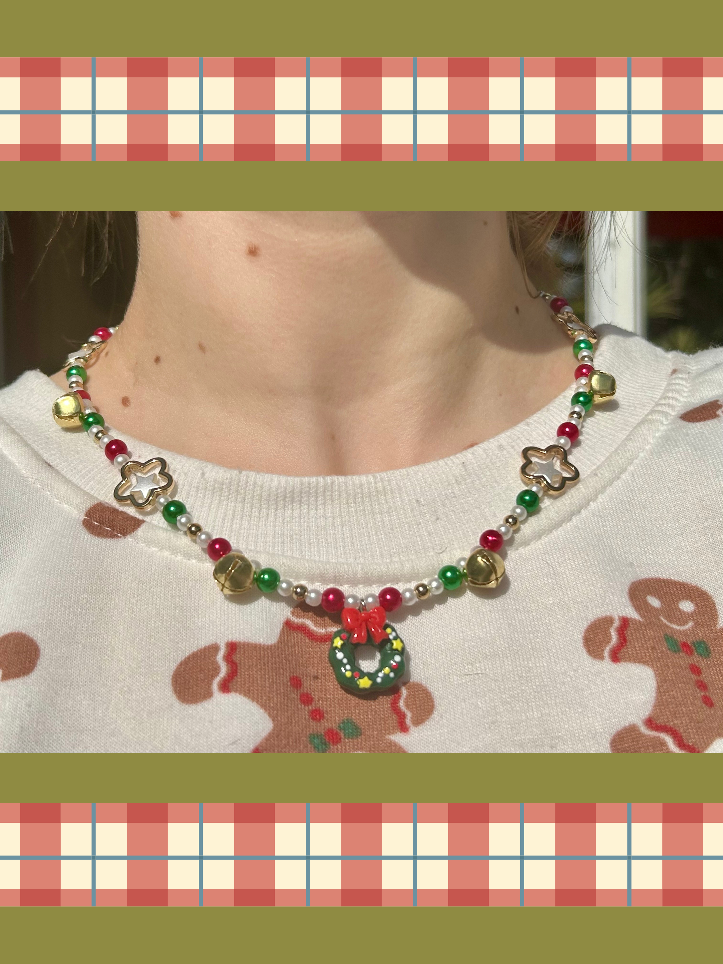 Festive Christmas Charm Necklace