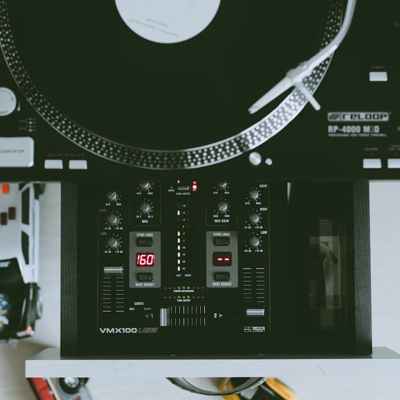 Plateau tournant motorisé en aluminium