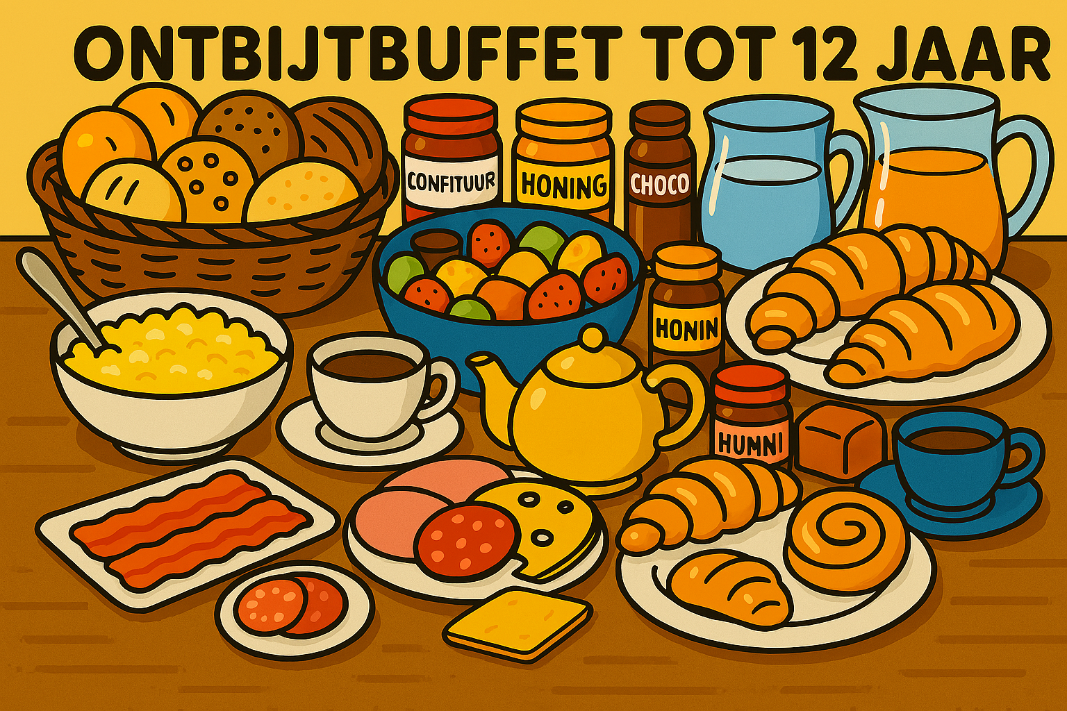 ontbijtbuffet kind <12 jaar