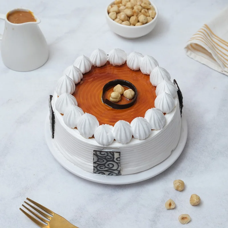 Caramel Hazelnut Cake