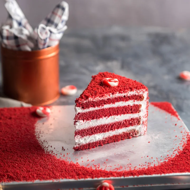 Red Velvet Cake Slice