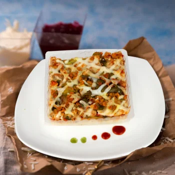 Vegetarian Baked Lasagna Slice