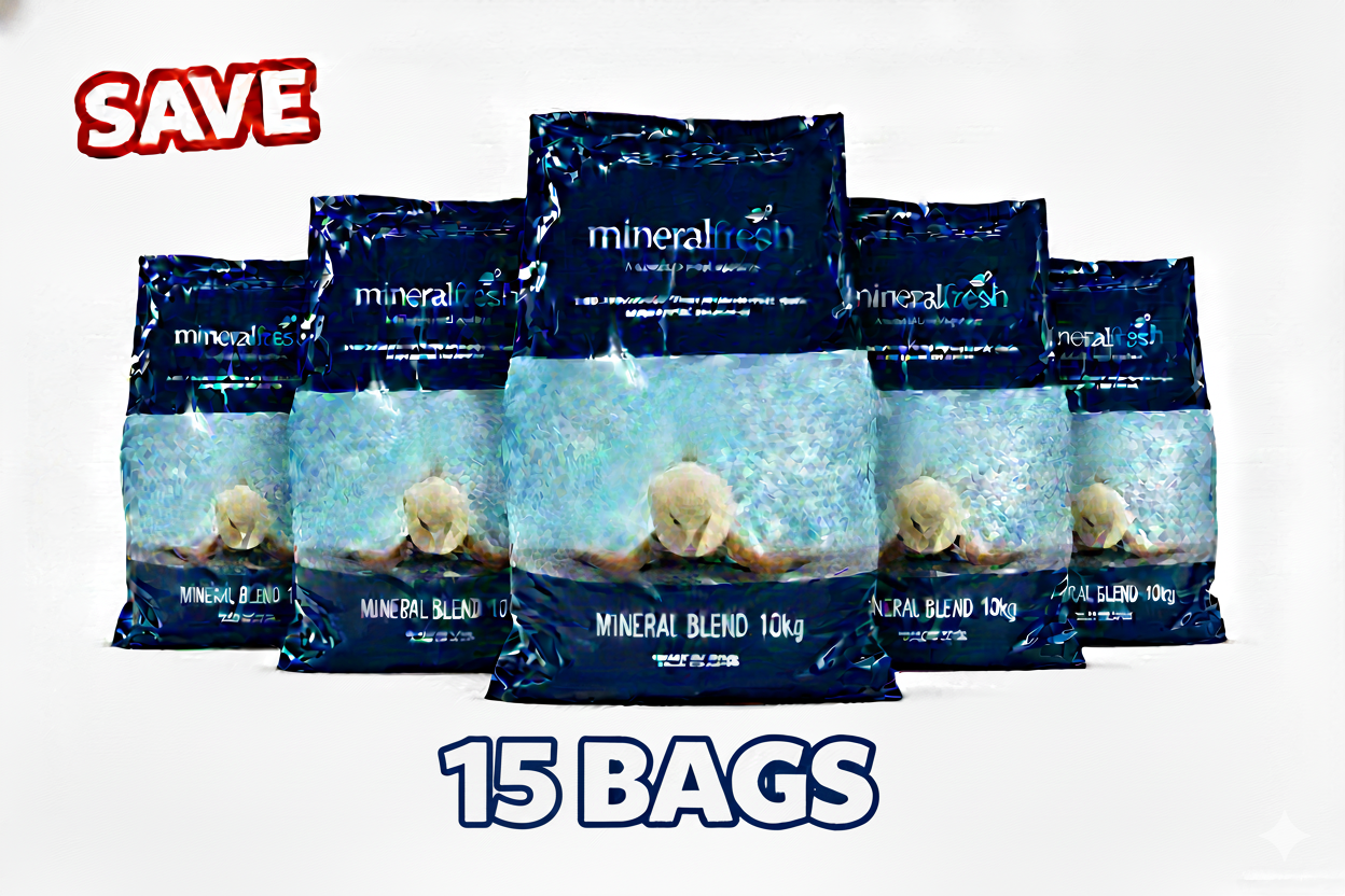 MineralFresh Magnesium Pool Mineral Blend 10kg - 15 Pack