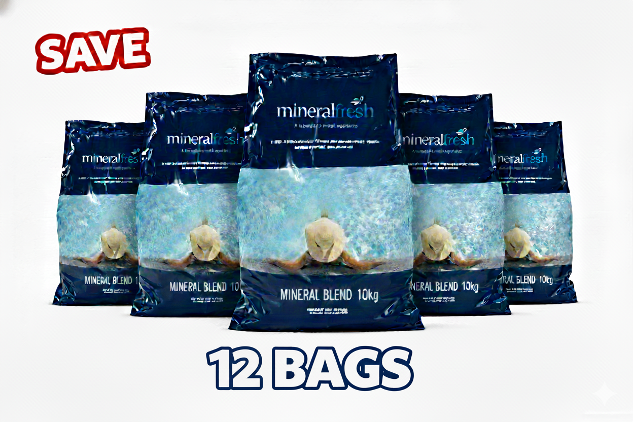 MineralFresh Magnesium Pool Mineral Blend 10kg - 12 Pack