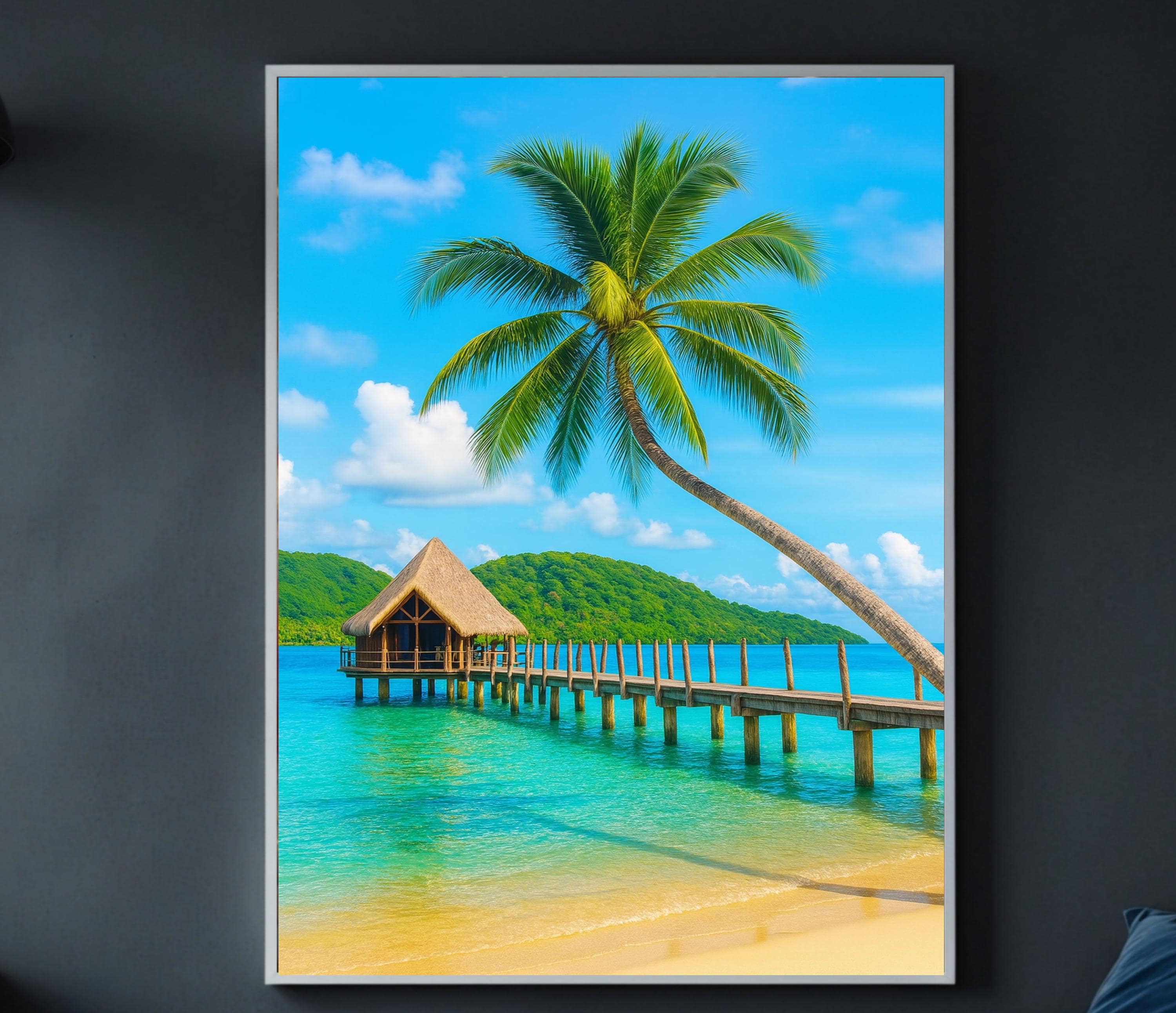 Summers Bridge Breeze Wall Art – Physical Poster Print – Not Digital Download" 13x19, 11x17