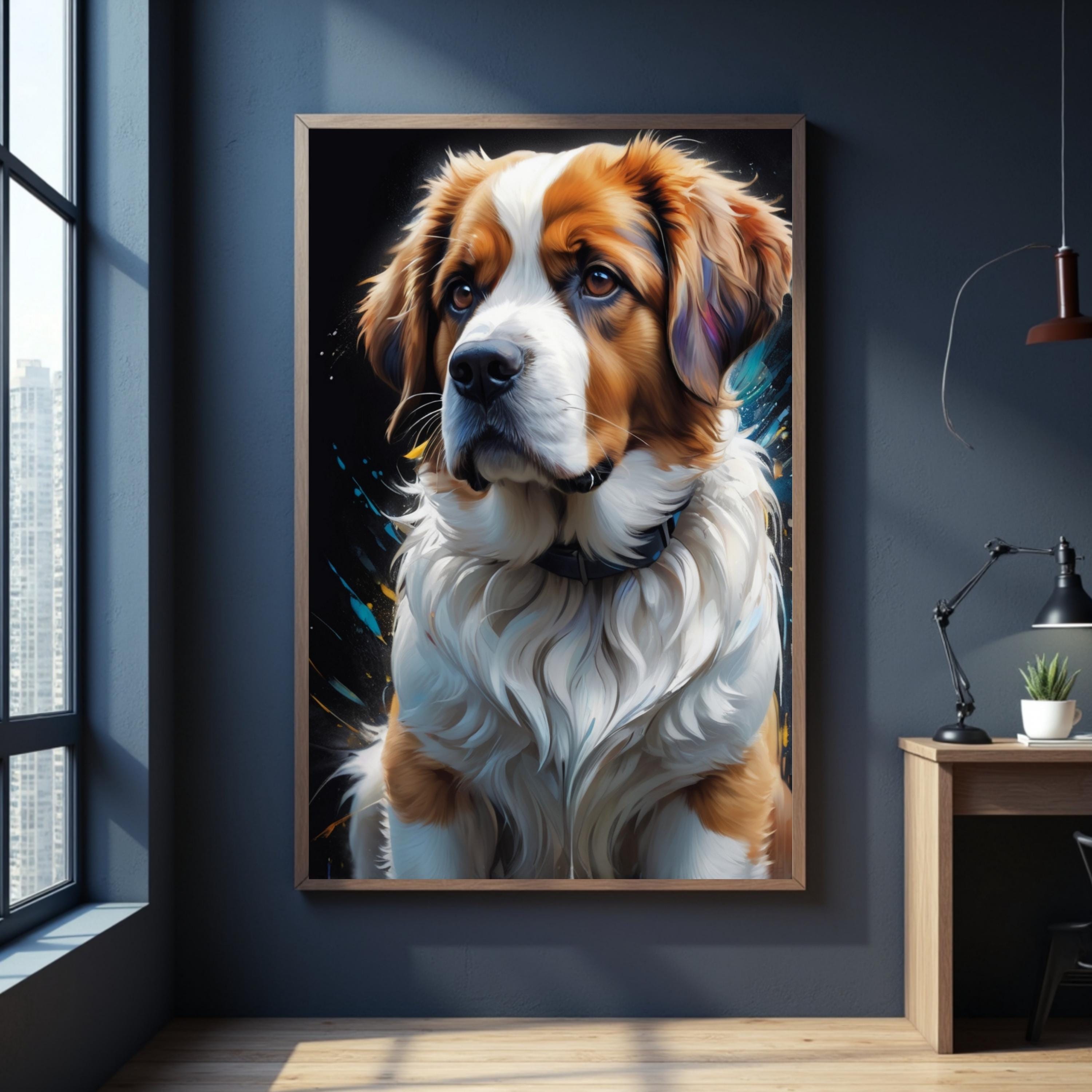 Paws & Power" Wall Art – Physical Poster Print – Not Digital Download" 13x19, 11x17