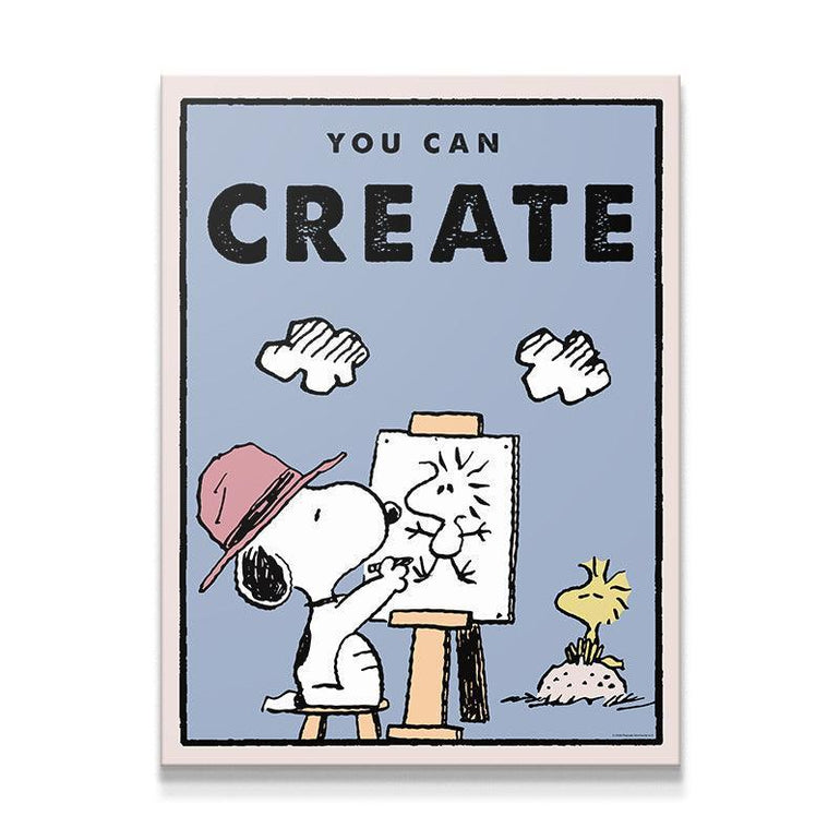 Snoopy 'You Can Create' Poster