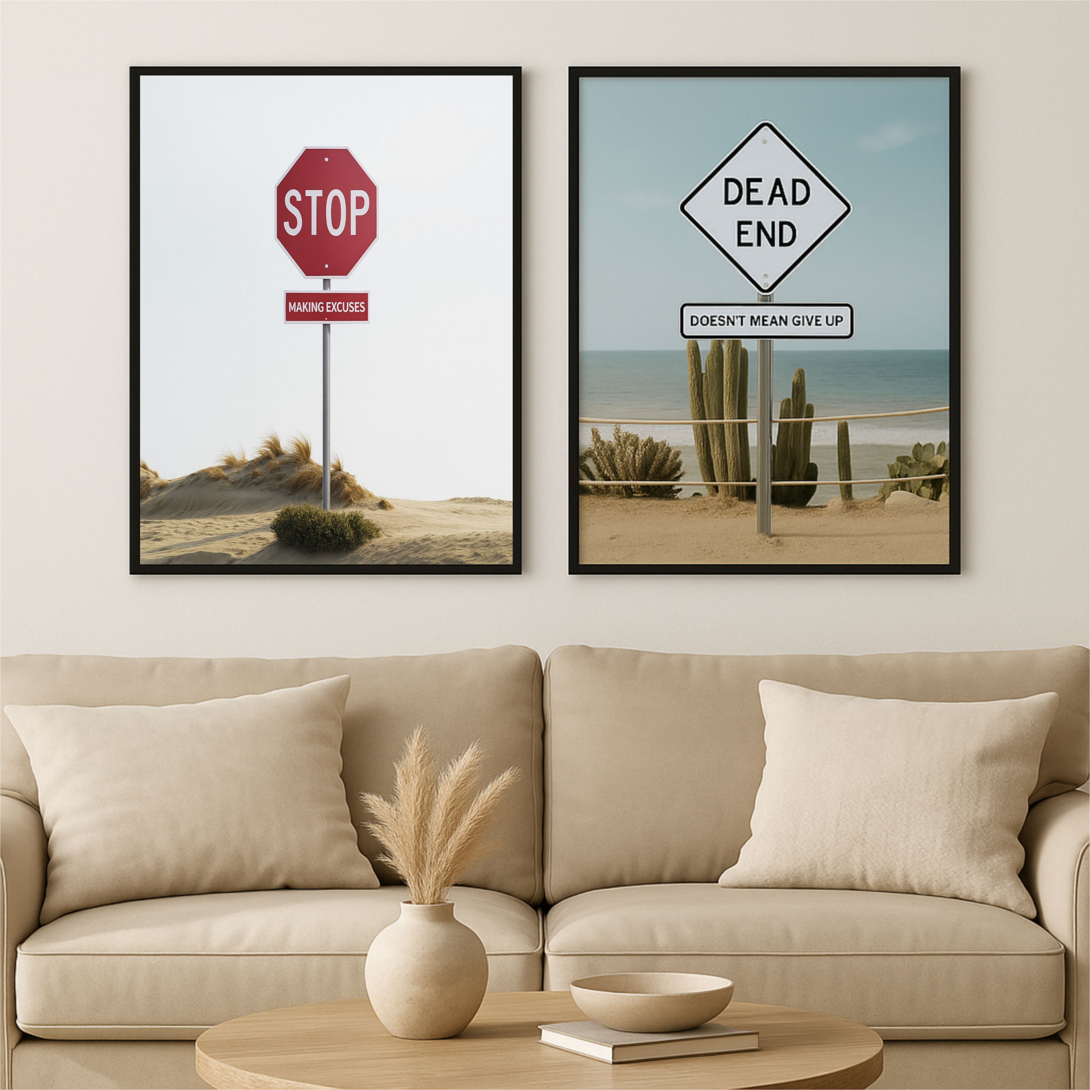 Motivational Quote Wall Art Prints