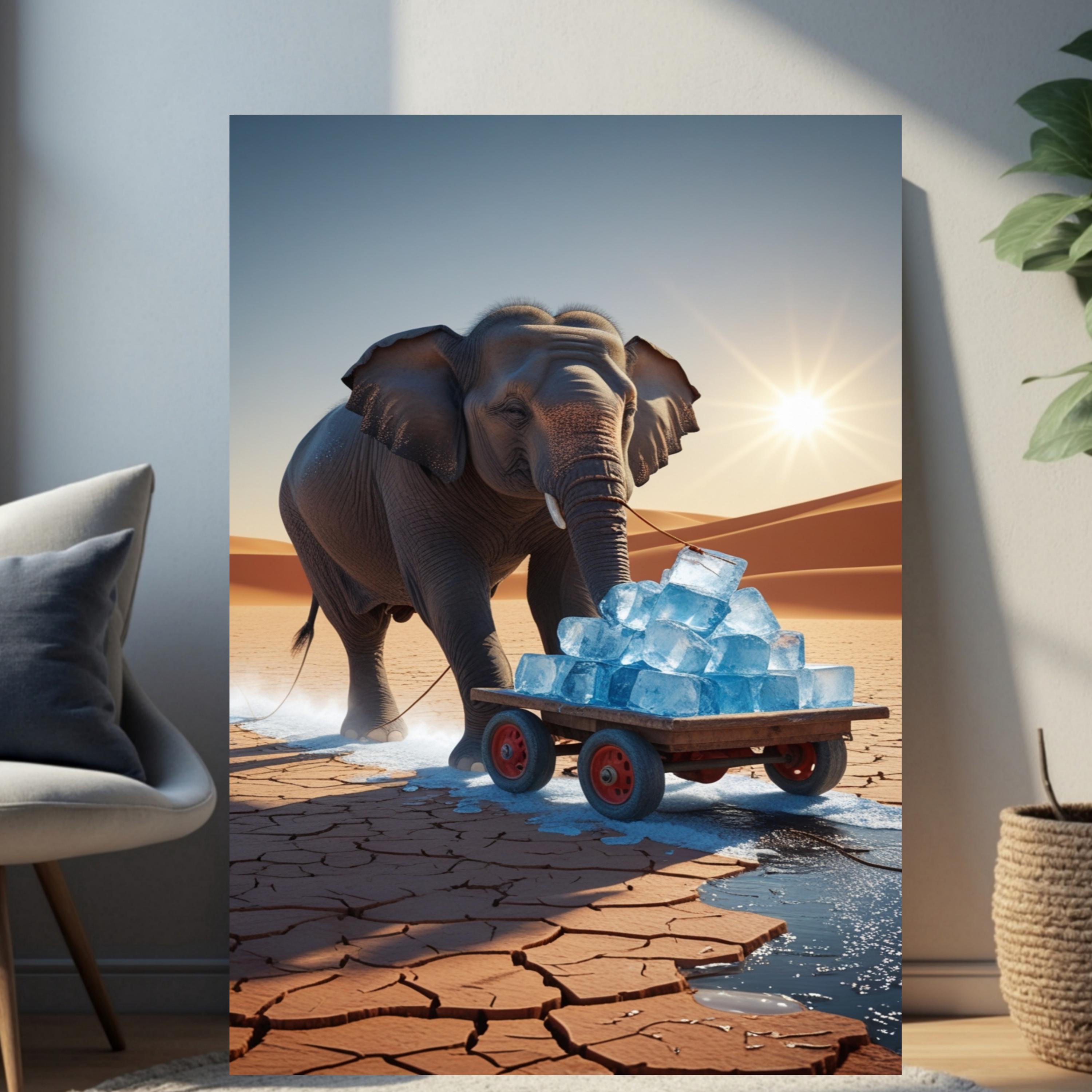 Bring the ice Ted Wall Art – Physical Poster Print – Not Digital Download" 13x19, 11x17