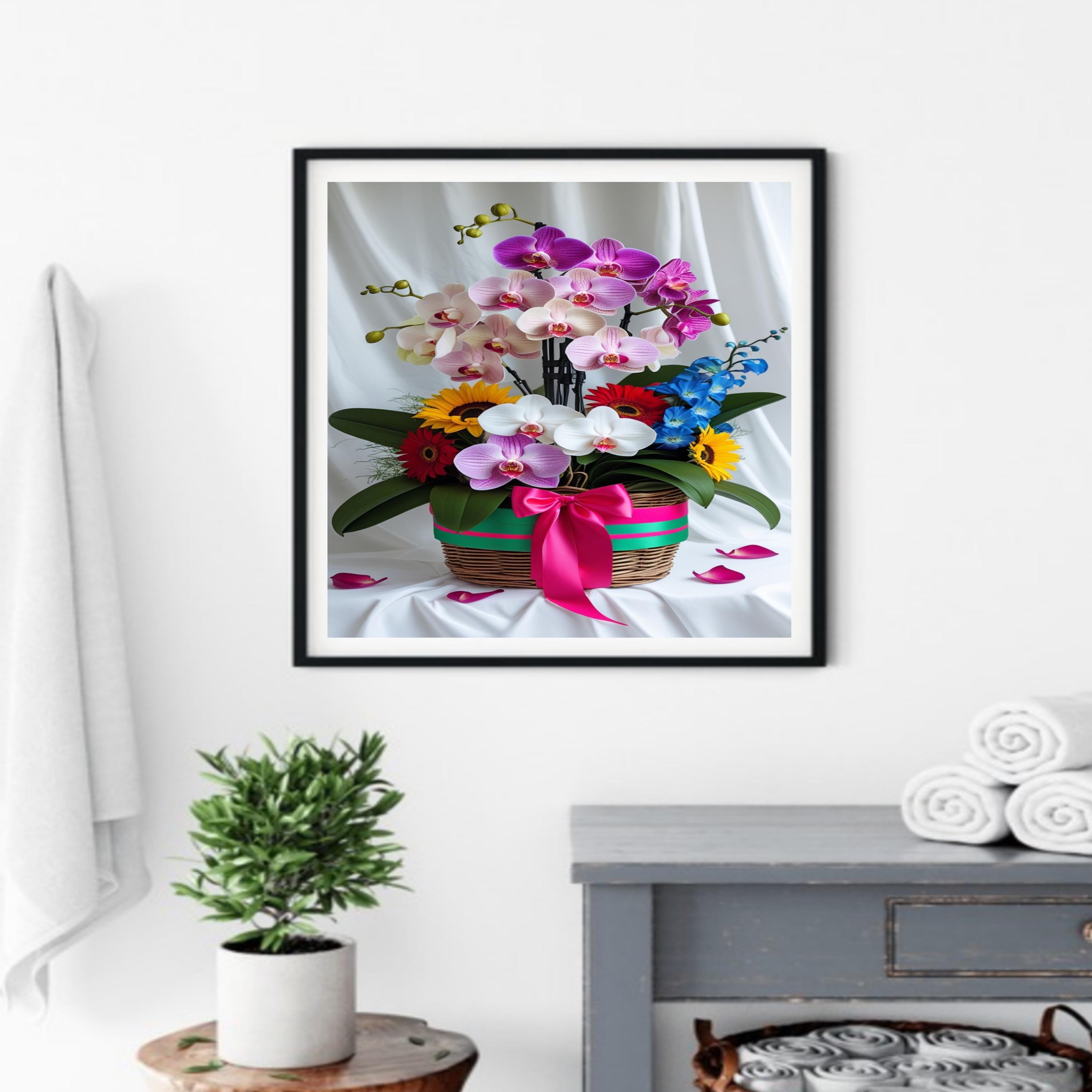 Flowers of Grace Wall Art – Physical Poster Print – Not Digital Download" 13x19, 11x17