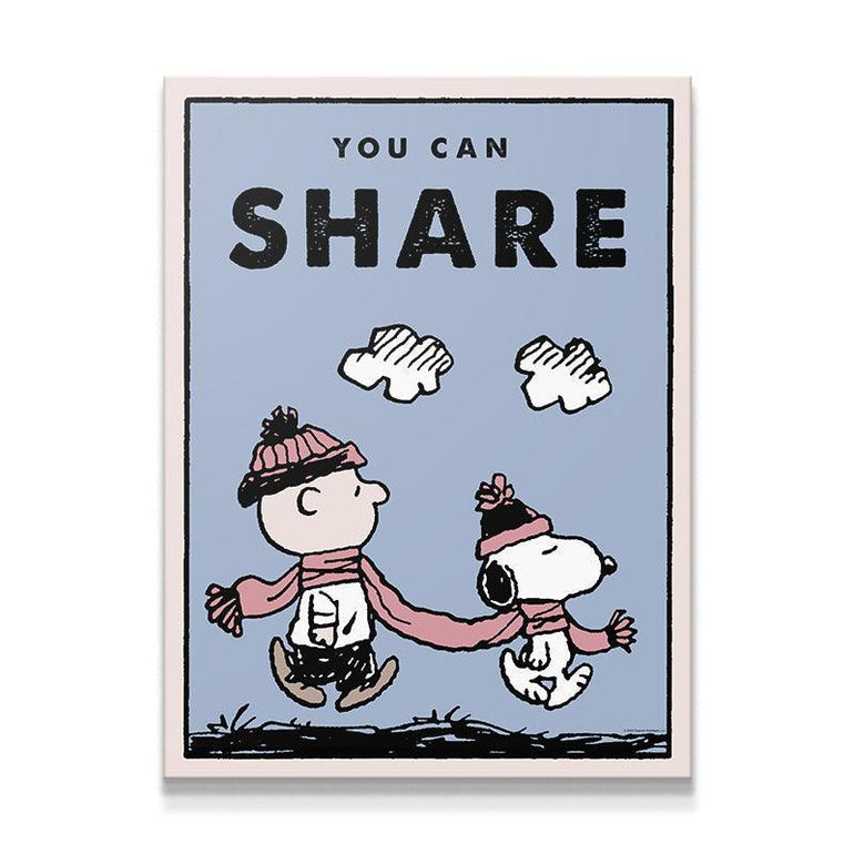 Peanuts 'You Can Share' Poster