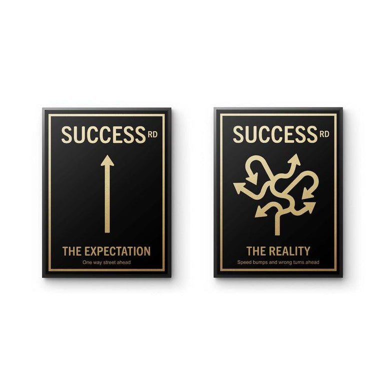 Success Road Art Prints Set