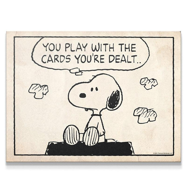 Snoopy Inspirational Quote Print