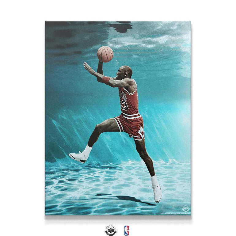Michael Jordan Underwater Art Print