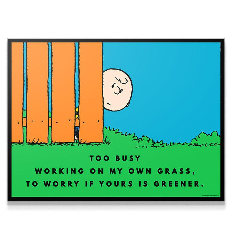 Motivational Charlie Brown Poster