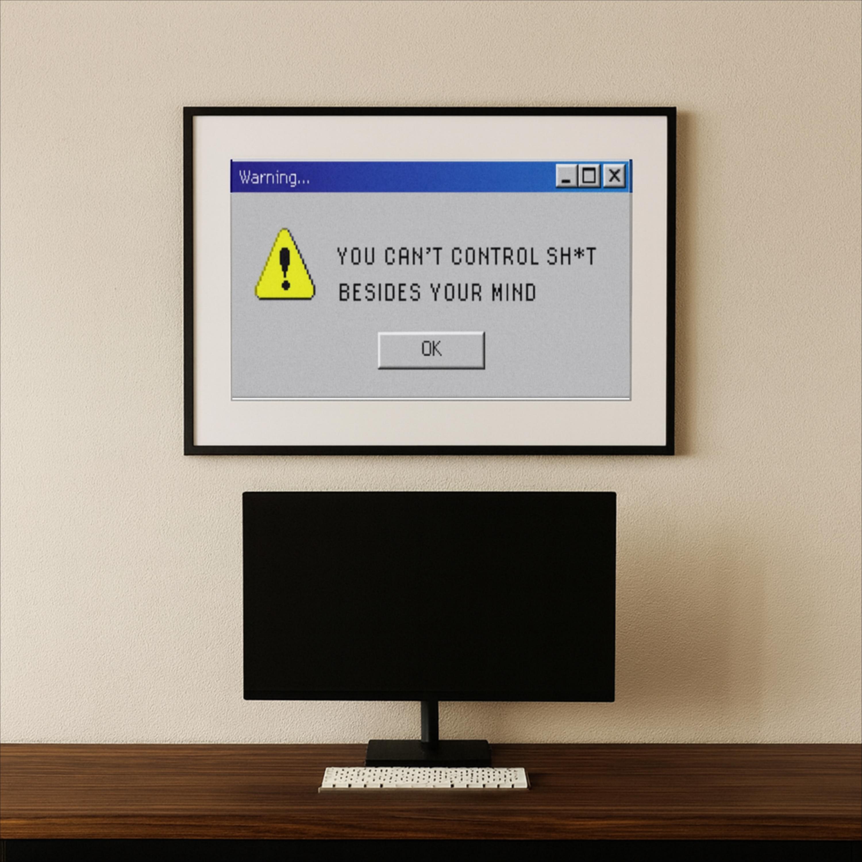 Retro Computer Art Print Set | 90s Tech Nostalgia, Motivational Wall Decor (19x13)