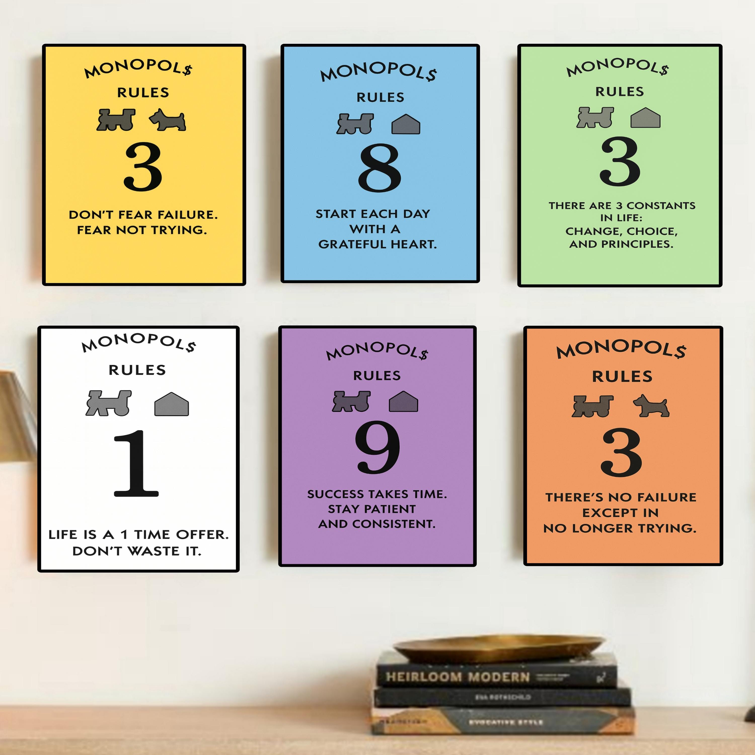 Monopoly Hustle Art Print Set: Bold Street Culture Posters