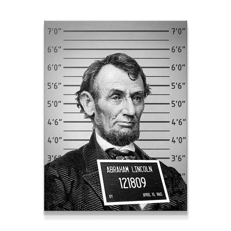 Abraham Lincoln Mugshot Poster