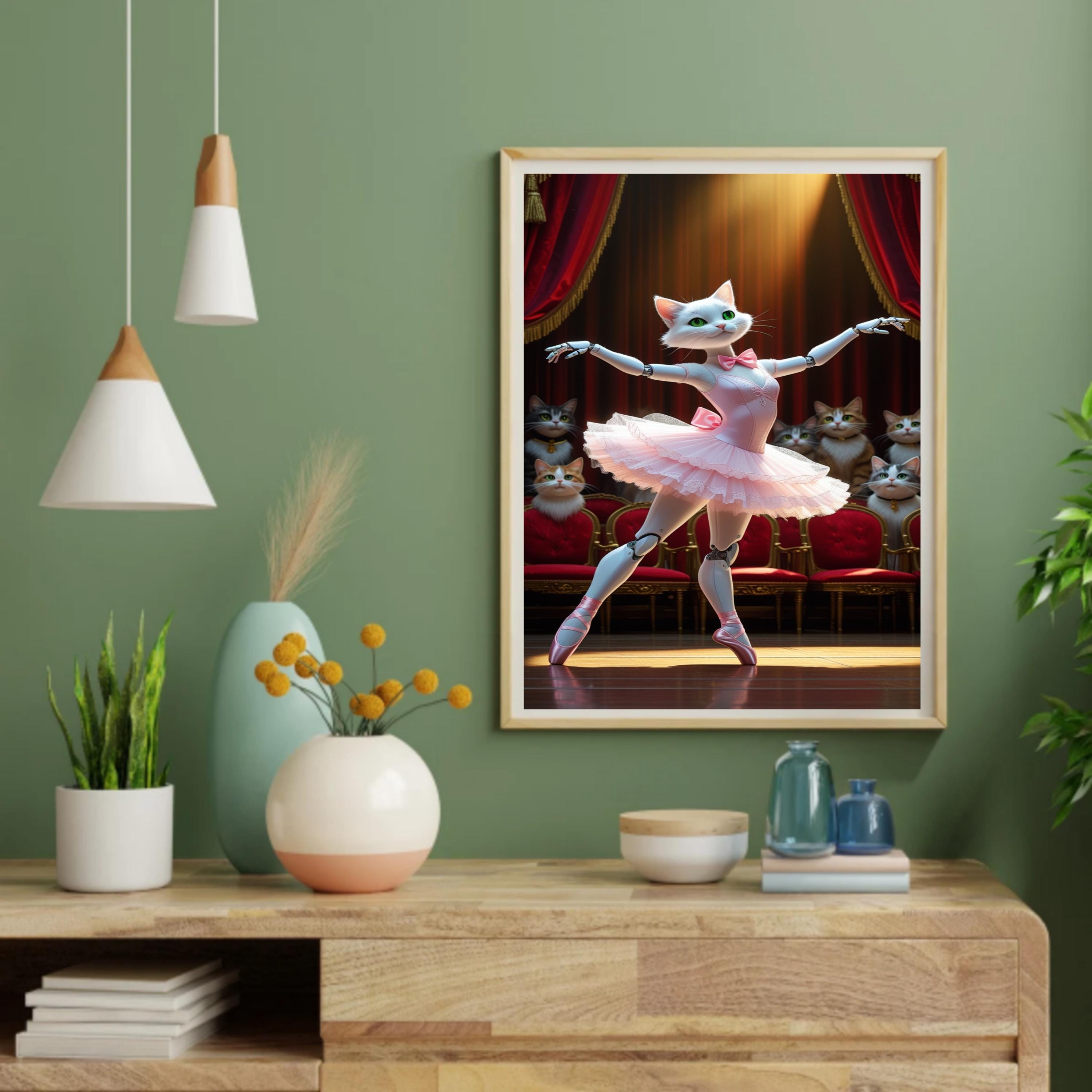 Ballet Paws Wall Art – Physical Poster Print – Not Digital Download" 13x19, 11x17